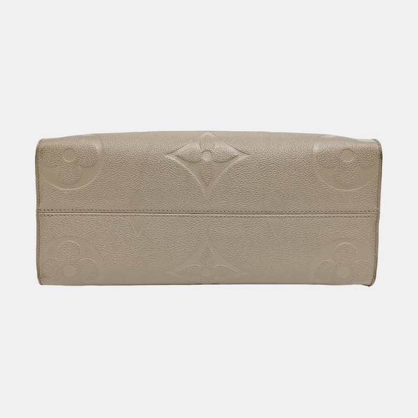 ONTHEGO MM Monogram Calfskin Gray