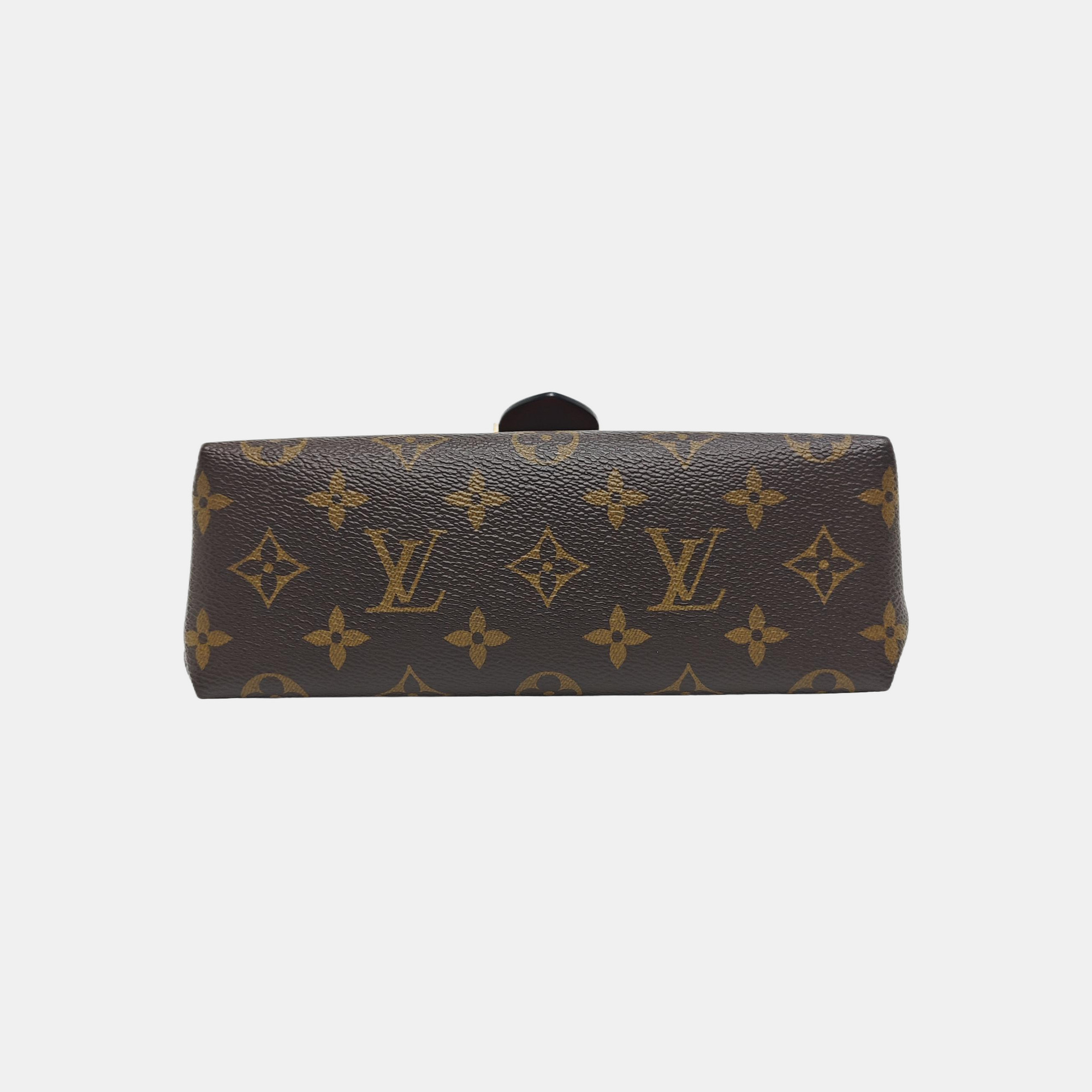 LOCKY BB Monogram Coated Canvas Brown