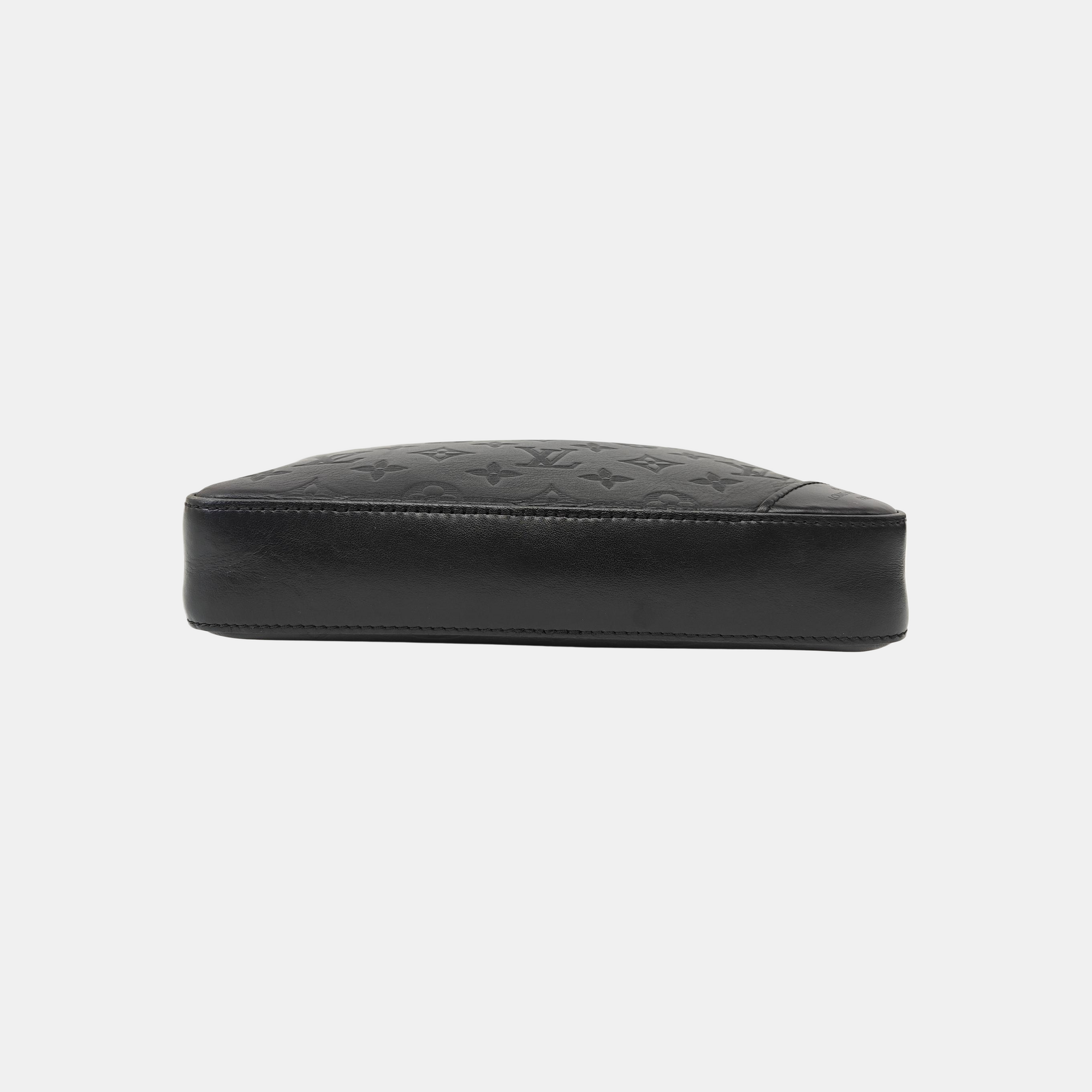 DUO Monogram Calfskin Black