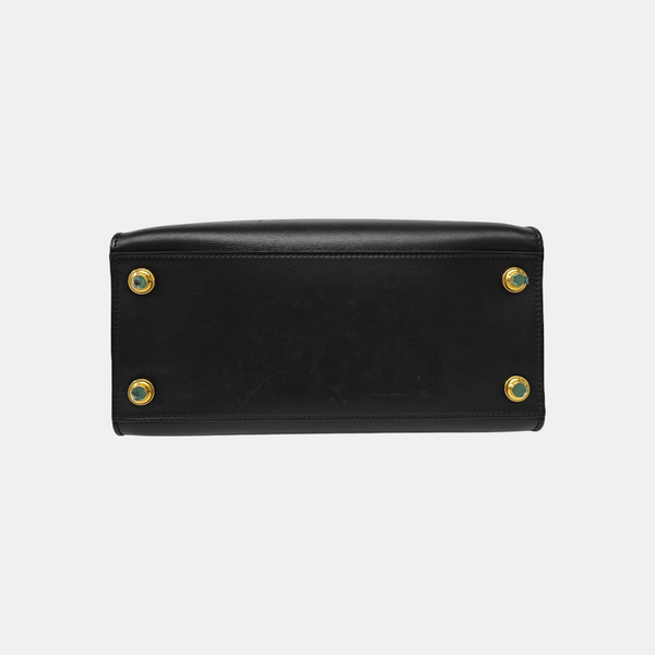 CITY STEAMER PM Calfskin Black