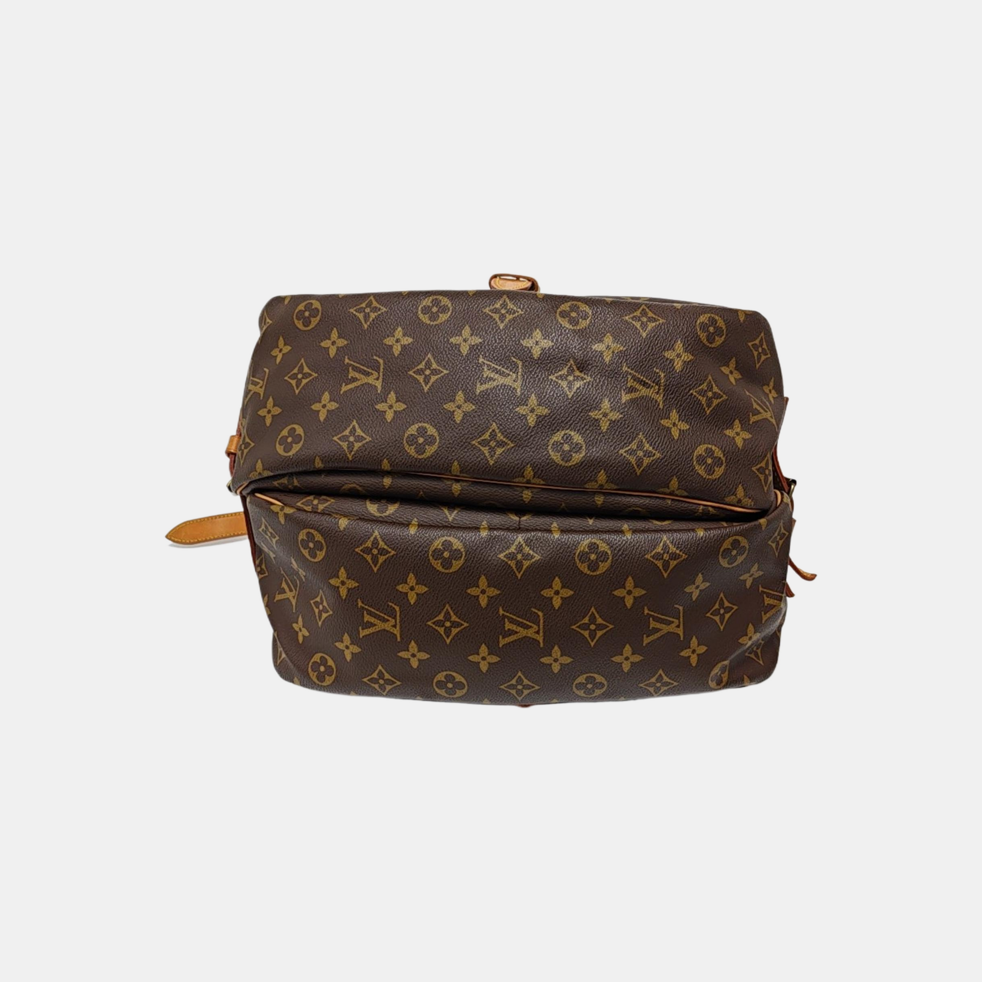 SAUMUR Monogram Coated Canvas Brown