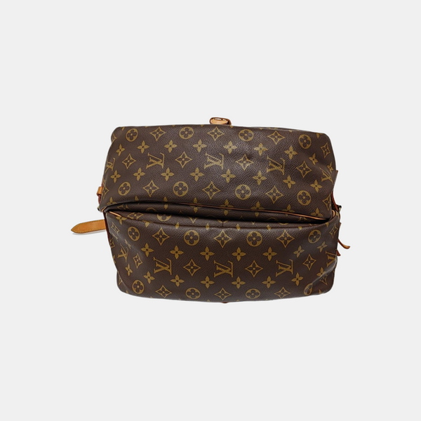 SAUMUR Monogram Coated Canvas Brown