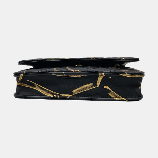 WOC Quilted Calfskin Black