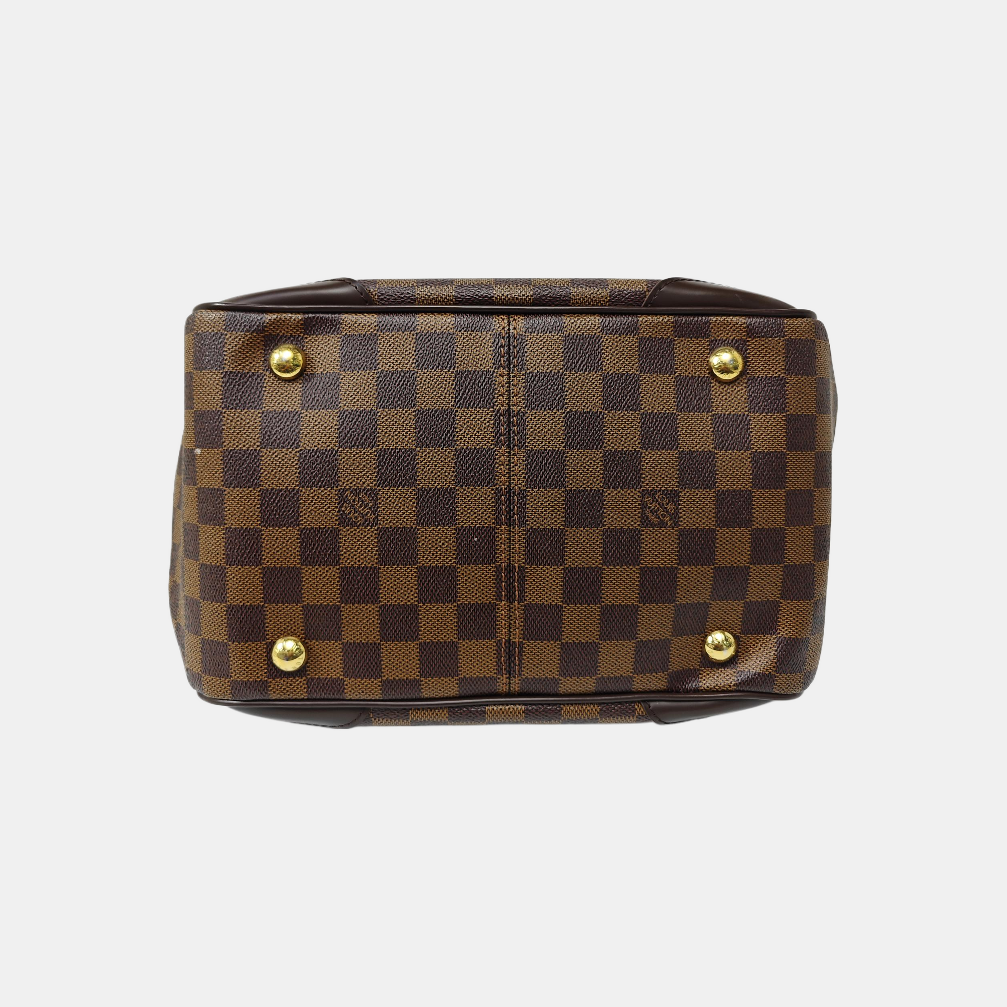 VERONA MM Damier Ebene Coated Canvas Brown