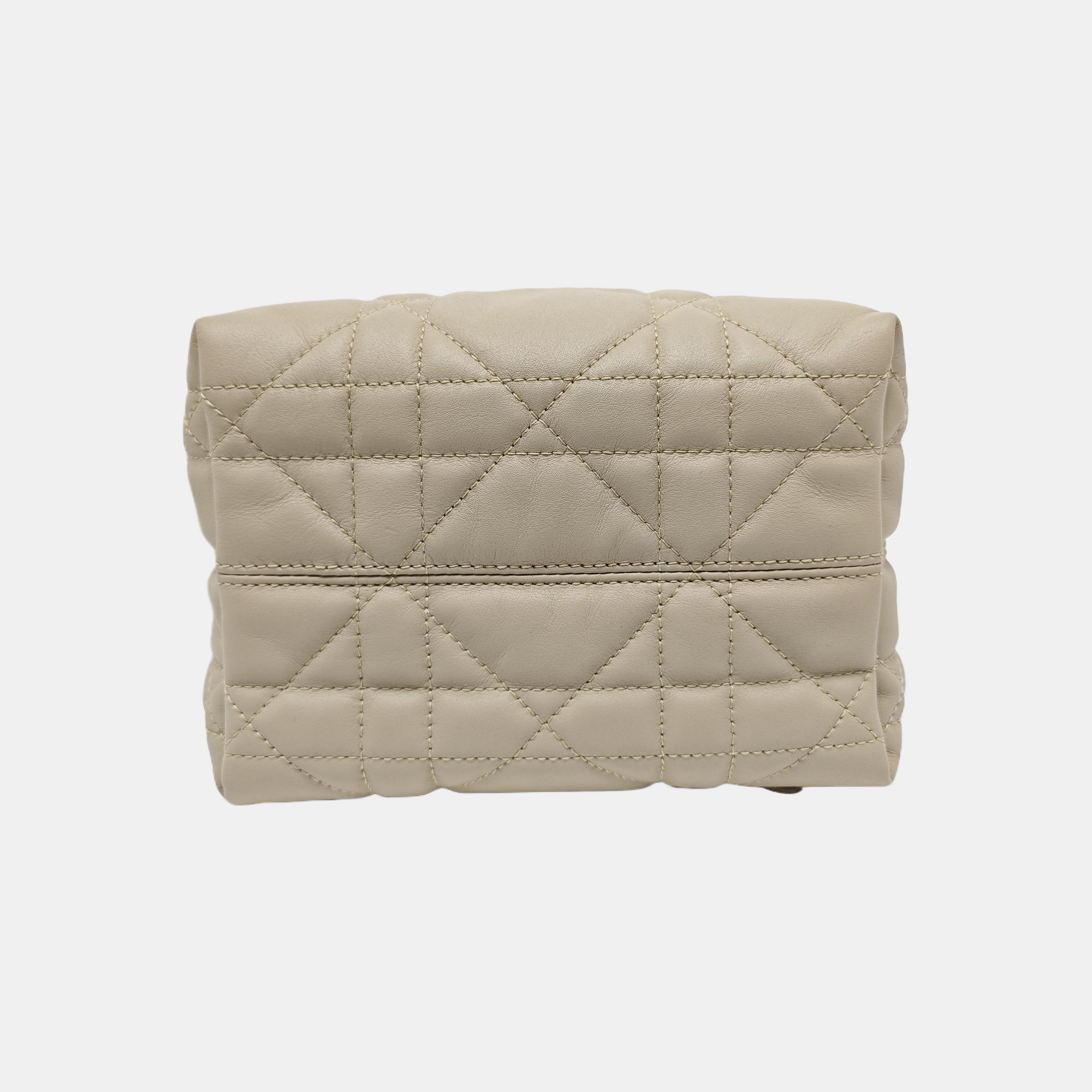 Toujours Small Cannage Calfskin Beige