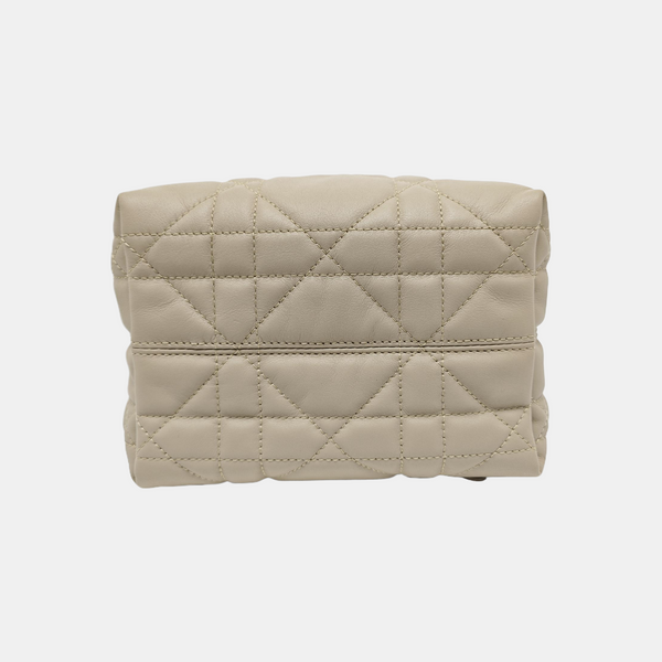 Toujours Small Cannage Calfskin Beige