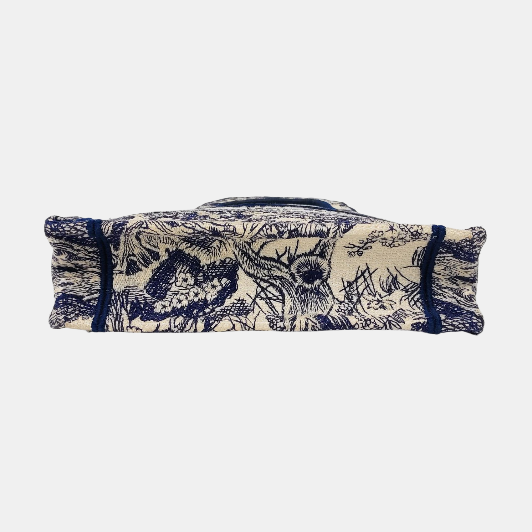Authenticated pre-owned  Book Tote Mini Fabric Blue - Tote Bag at Looply