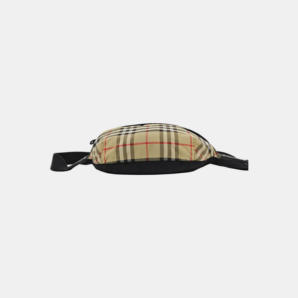 Fabric Belt Bag Brown