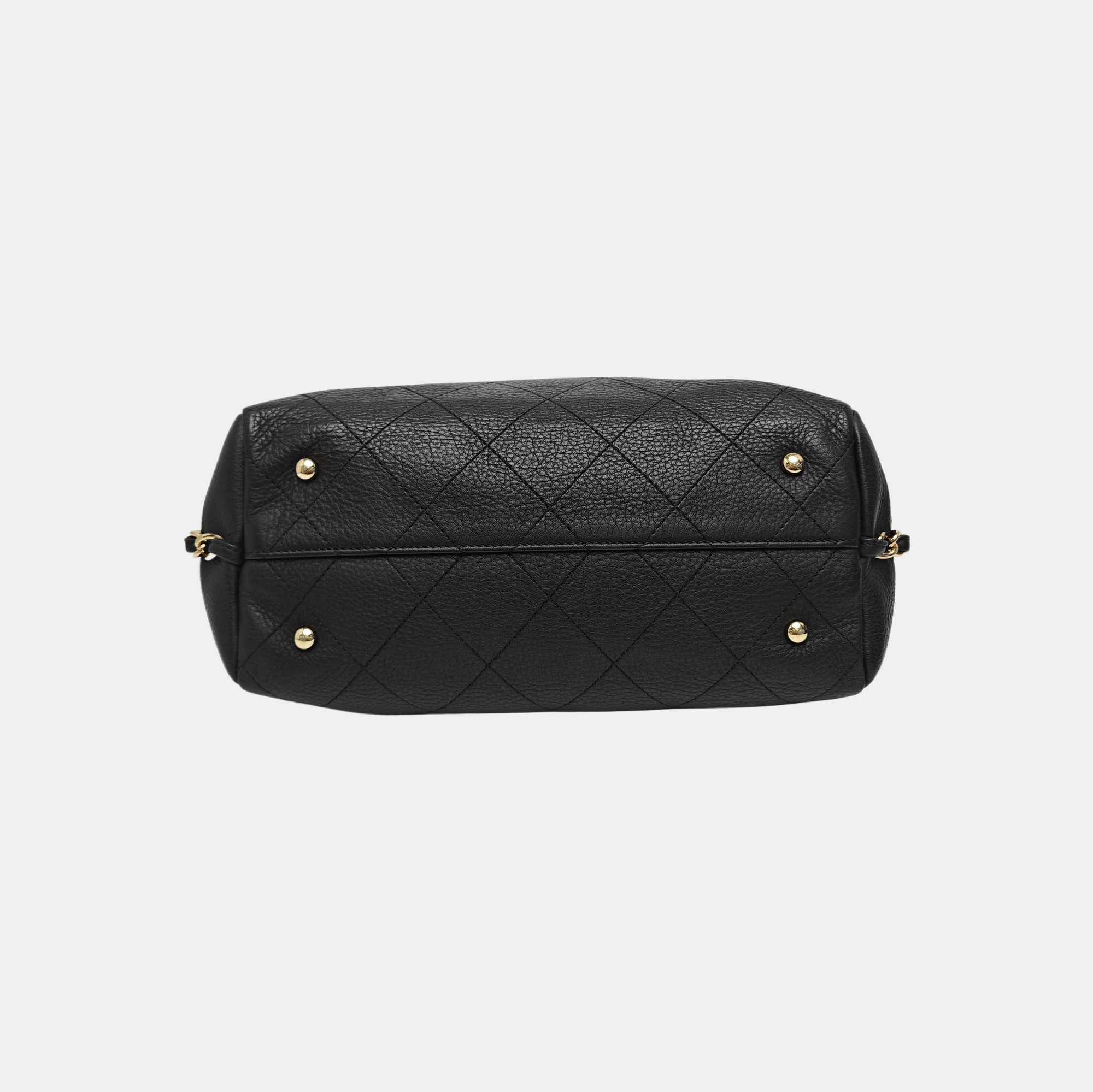 BOWLING Quilted Calfskin Black