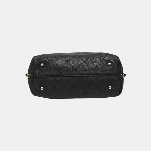 BOWLING Quilted Calfskin Black