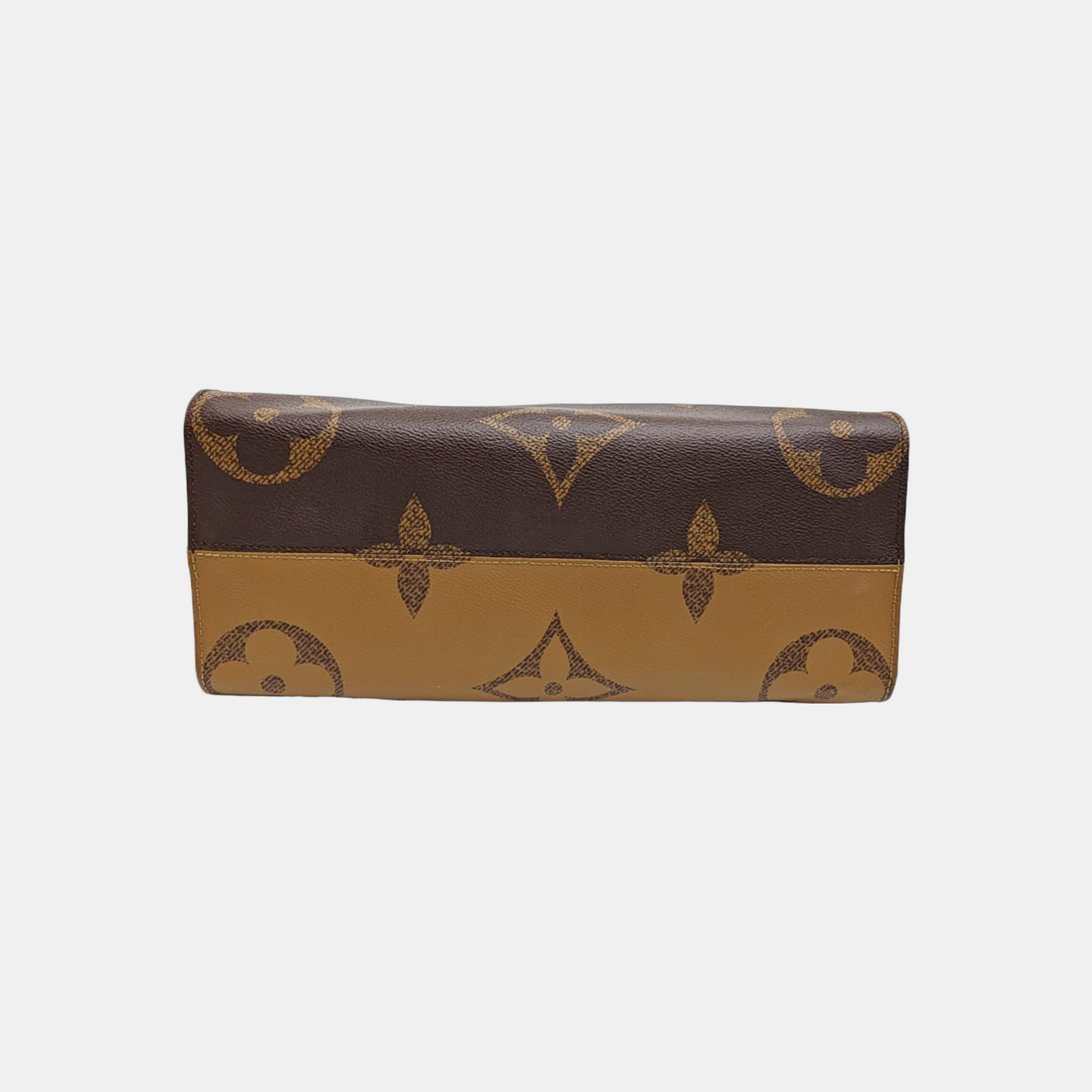 ONTHEGO MM Monogram Coated Canvas Brown