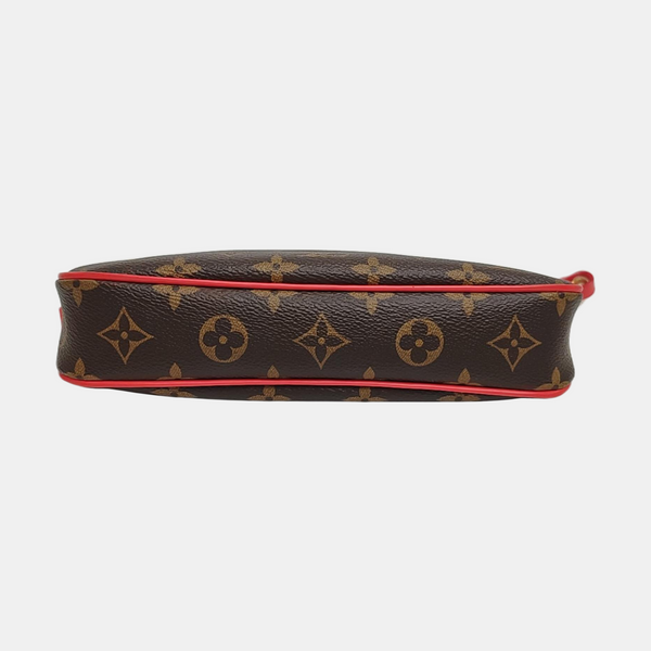 ACCESSOIRES Monogram Coated Canvas Brown