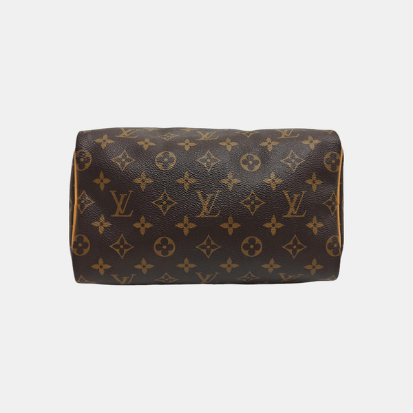 SPEEDY 25 Monogram Coated Canvas Brown