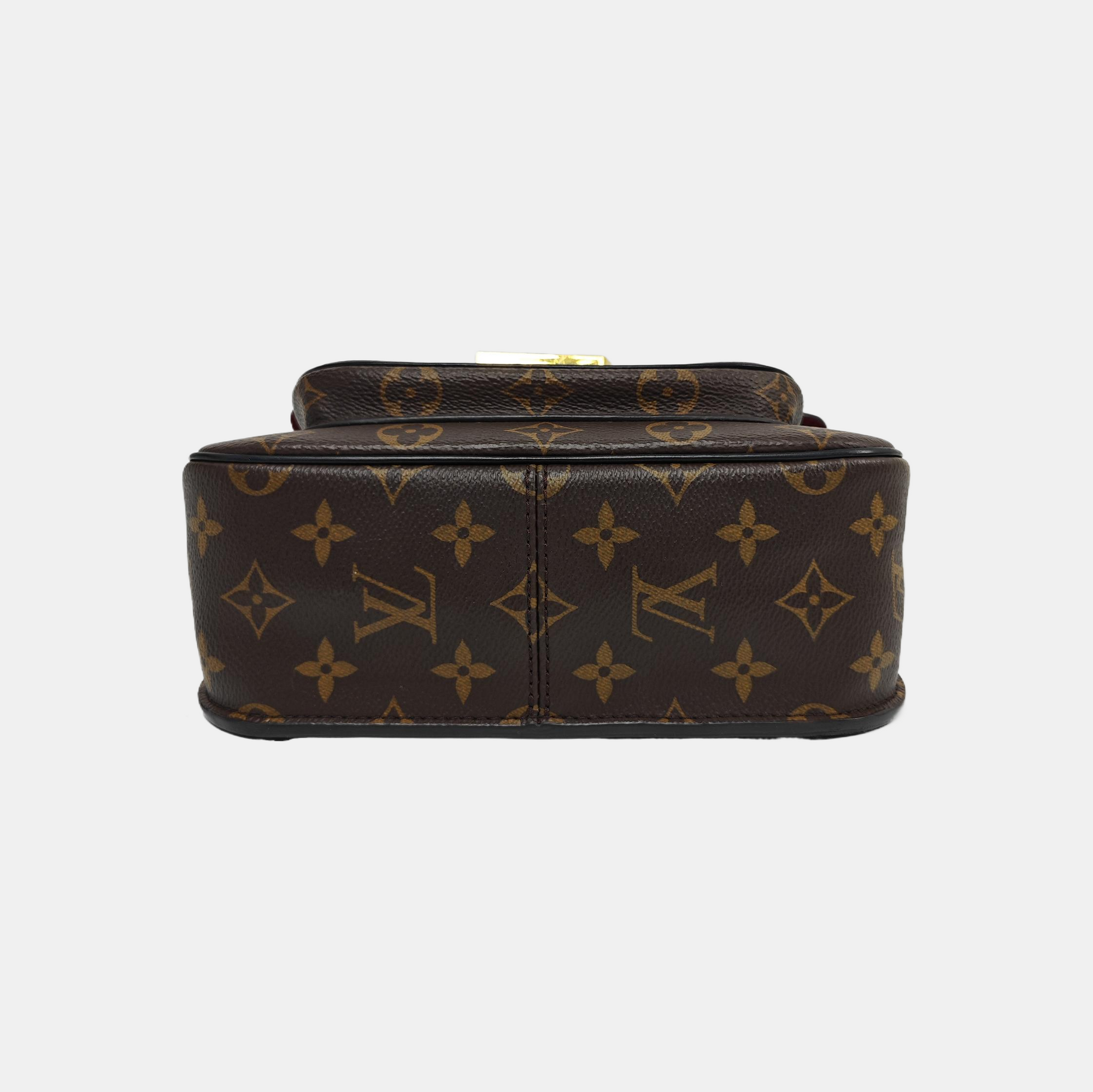 PASSY Monogram Coated Canvas Brown