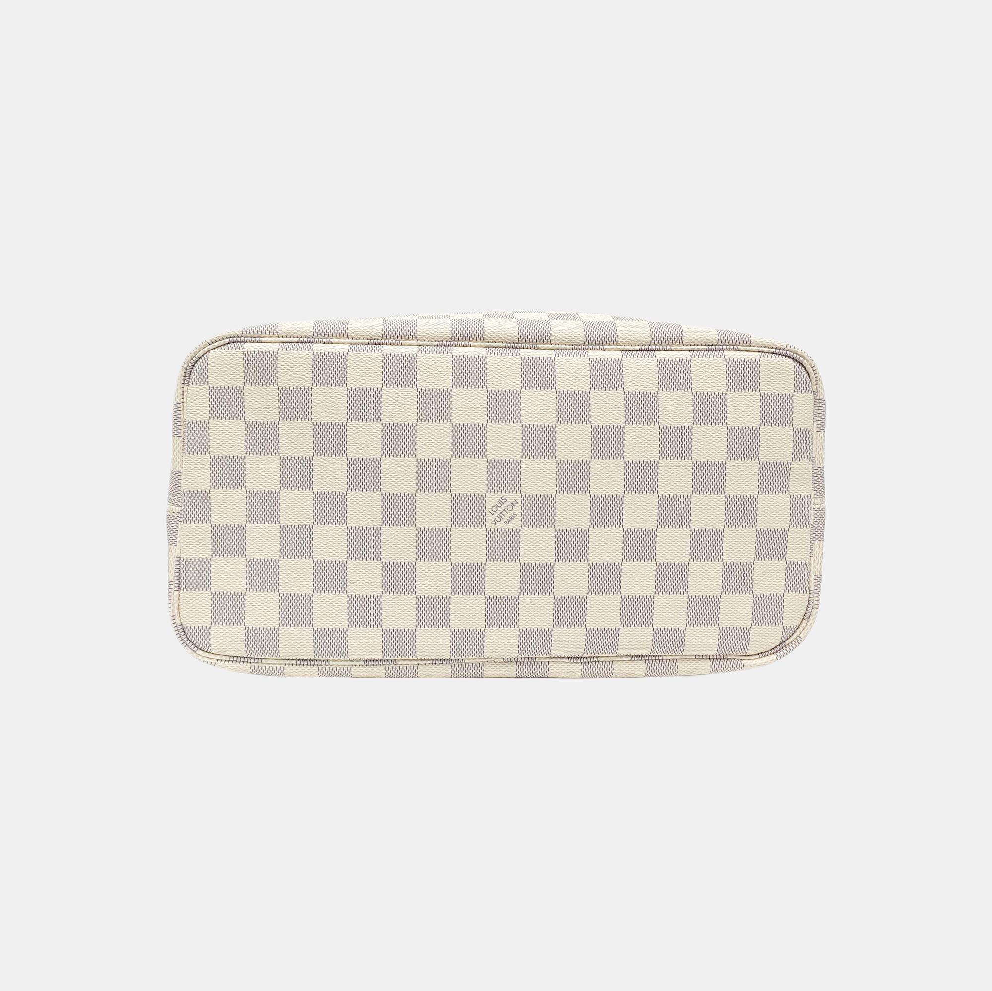 NEVERFULL MM Damier Azur Coated Canvas Beige