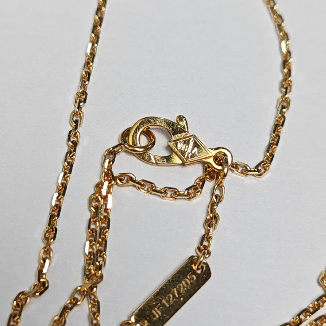 Vintage Alhambra 18k Gold Necklace