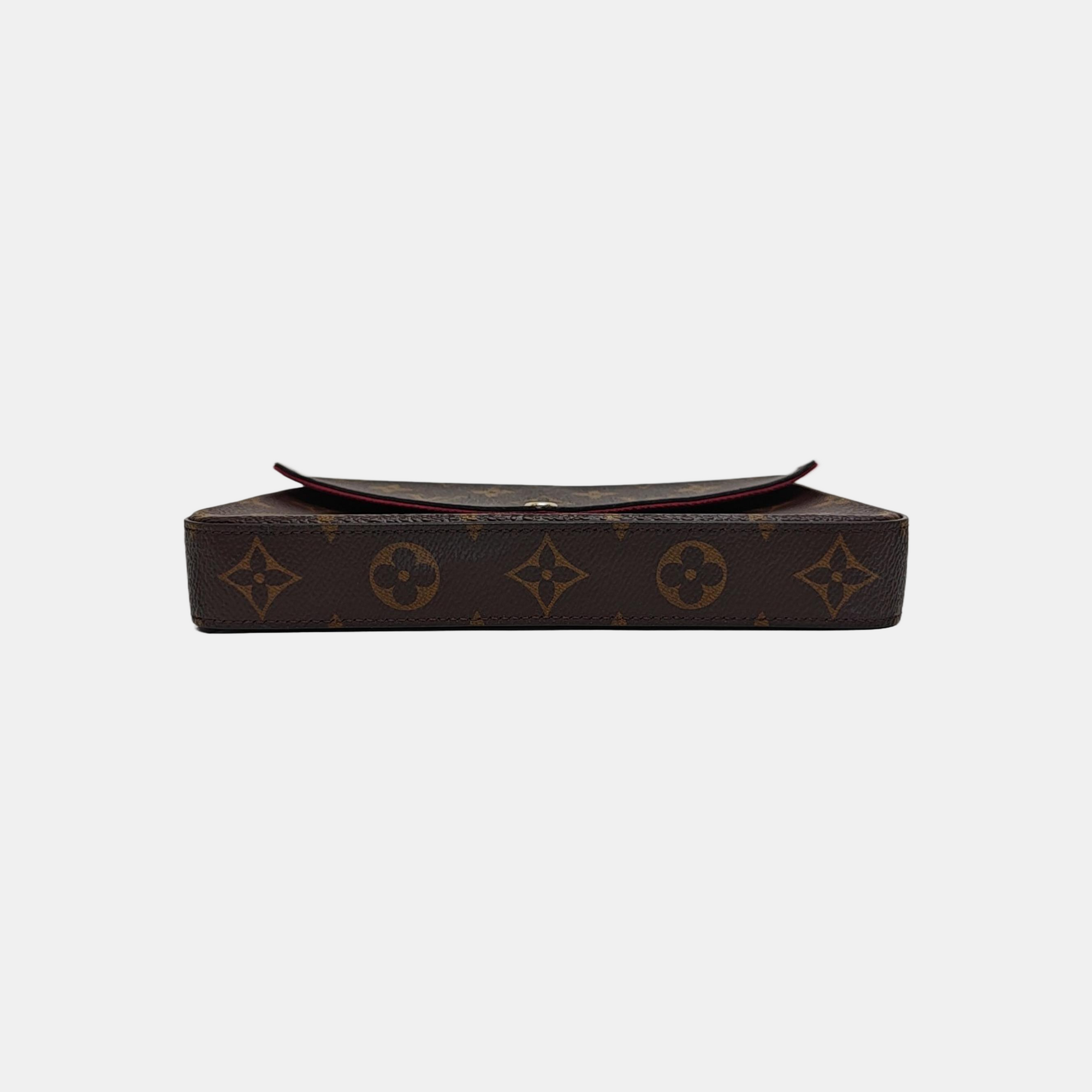 FÉLICIE Monogram Coated Canvas Brown