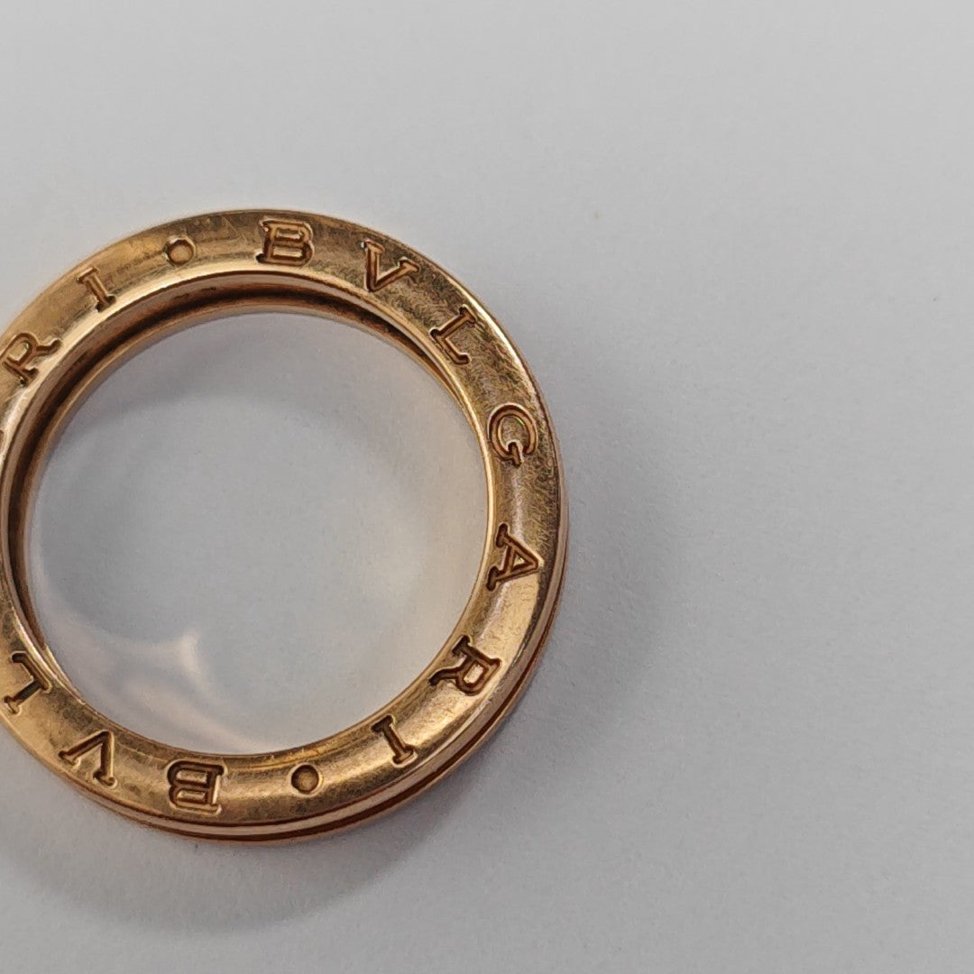 B.ZERO1 18k Rose Gold Ring EU 56