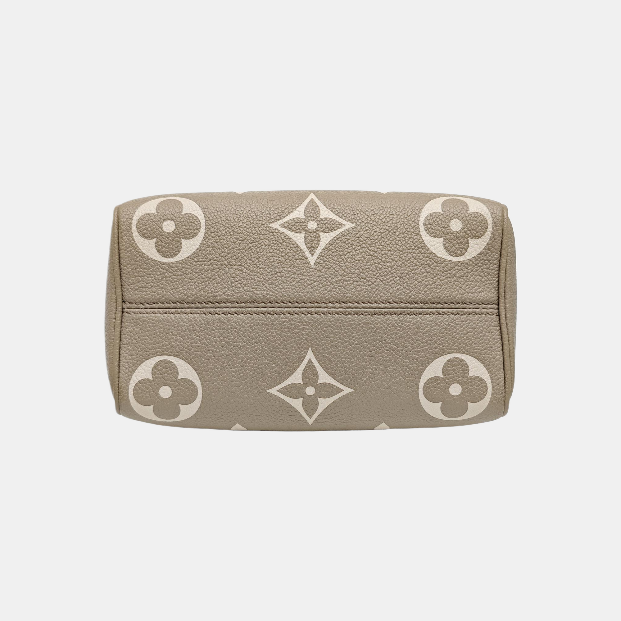 SPEEDY 20 Monogram Calfskin Gray