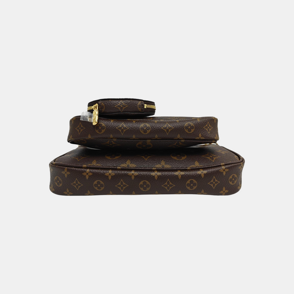 MULTI Monogram Coated Canvas Brown