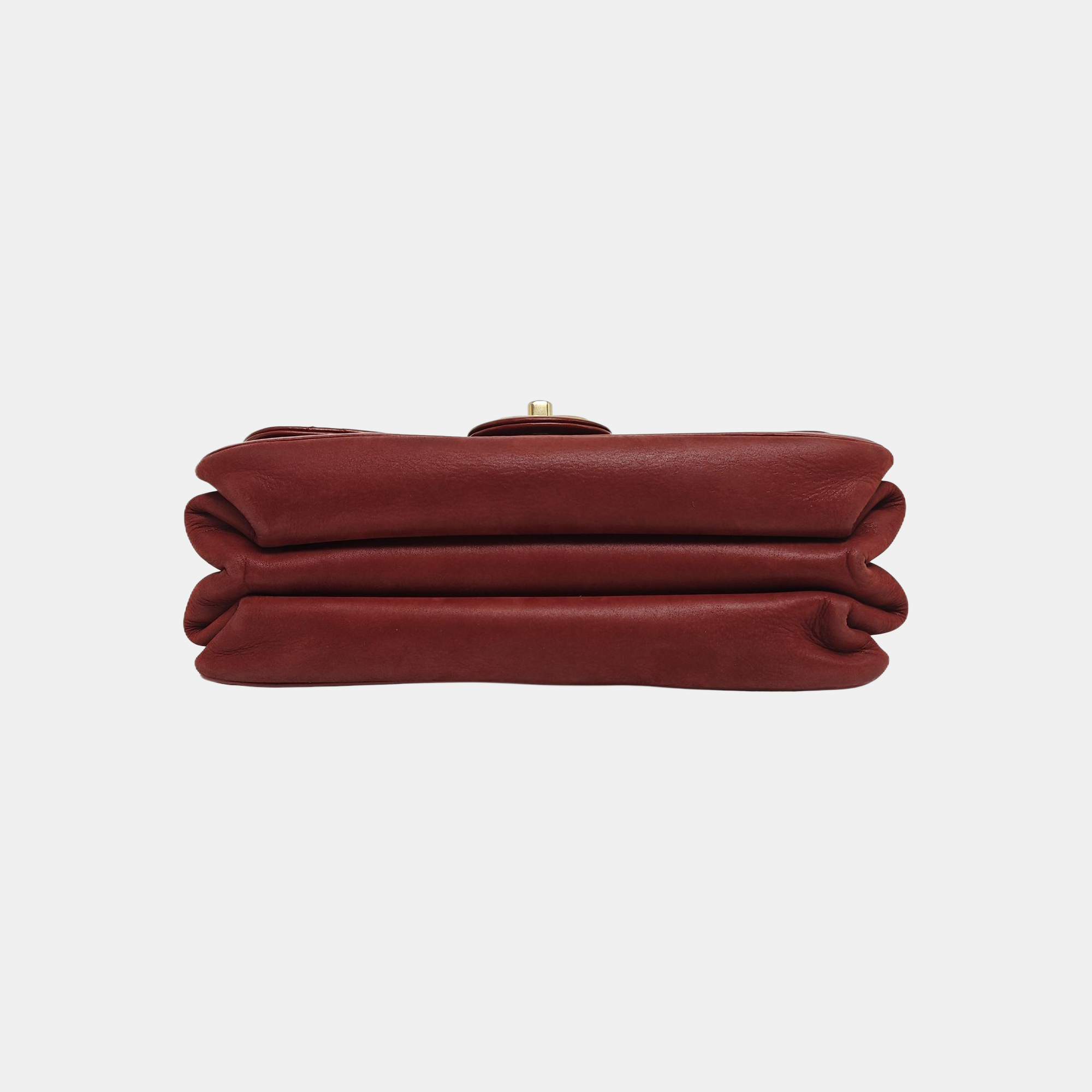 Quilted Calfskin Shoulder Bag Red