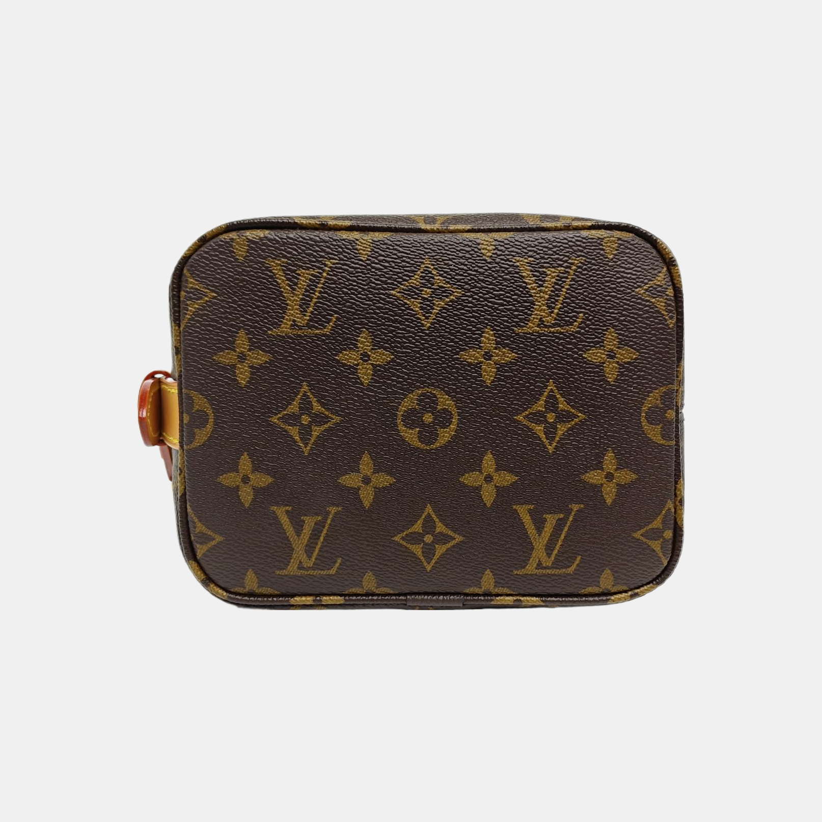 ALL IN BB Monogram Coated Canvas Brown