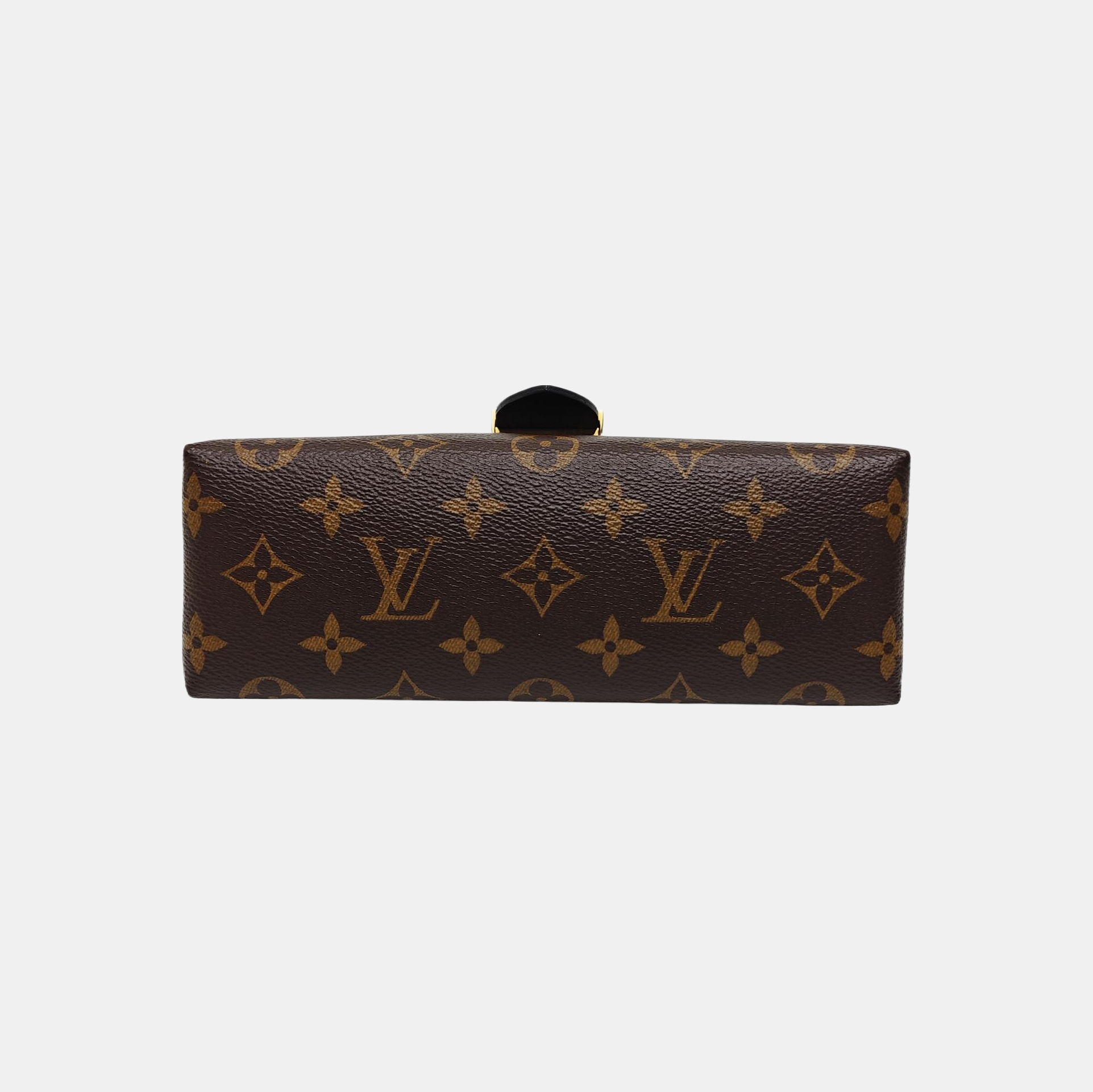 LOCKY BB Monogram Coated Canvas Brown
