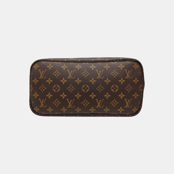 NEVERFULL MM Monogram Coated Canvas Brown