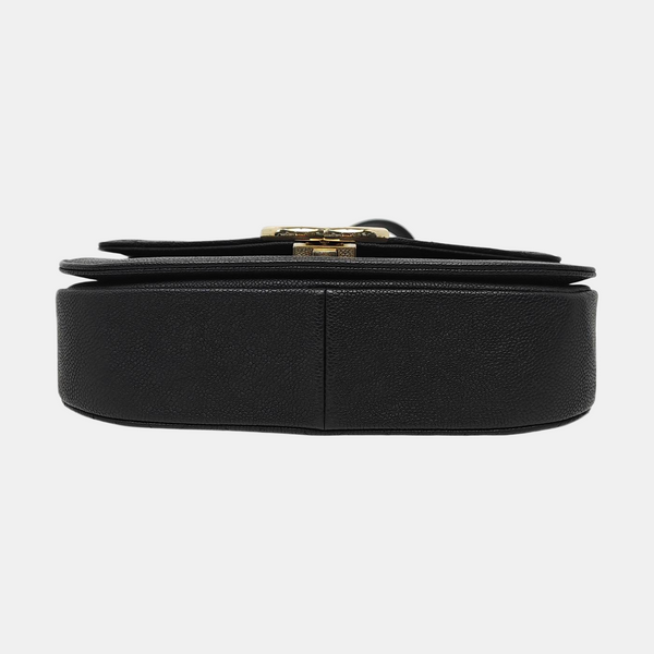 THREAD AROUND Medium Quilted Grained Calfskin Black