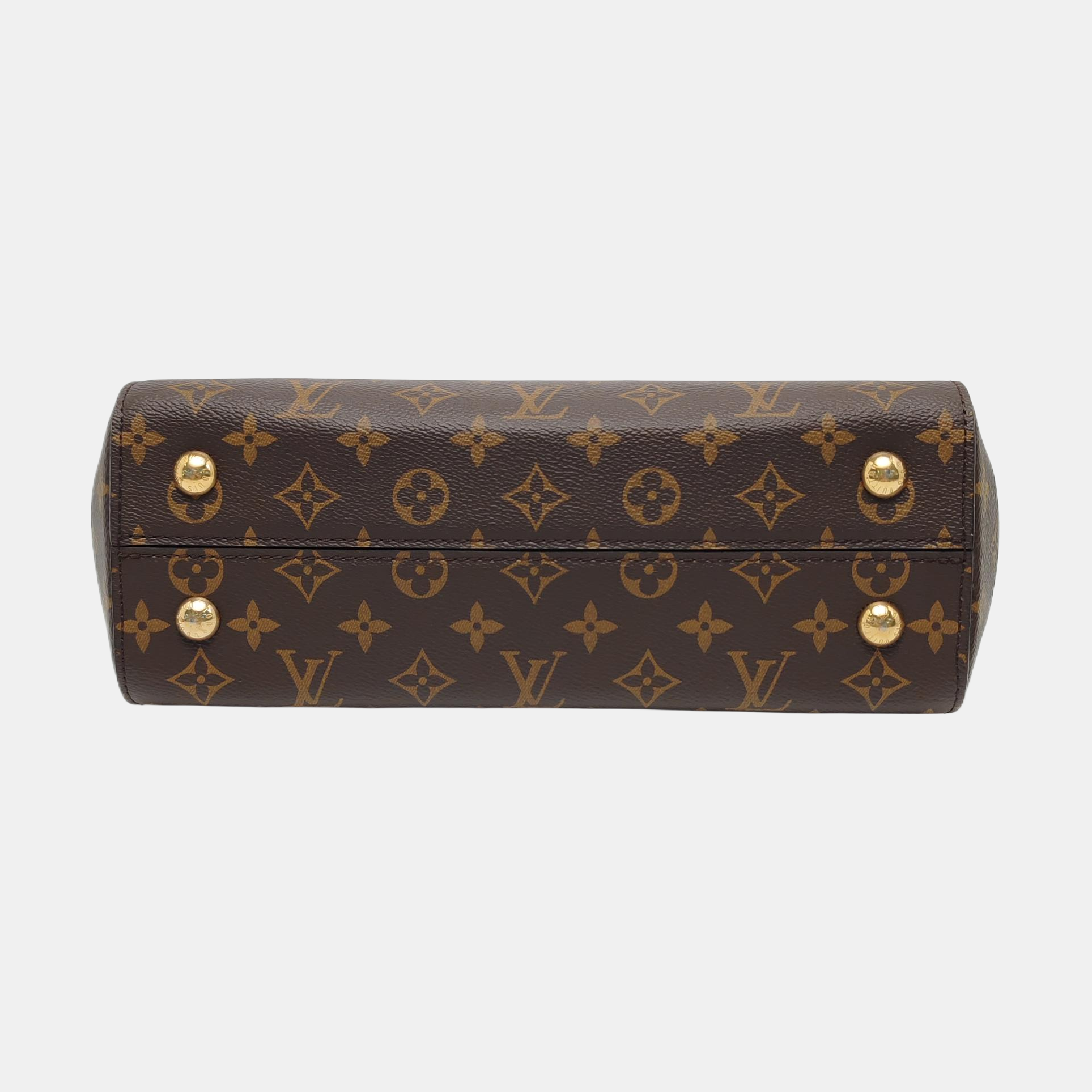CLUNY BB Monogram Coated Canvas Brown