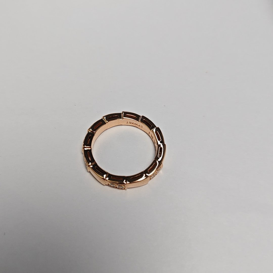 18k Rose Gold Ring EU 47