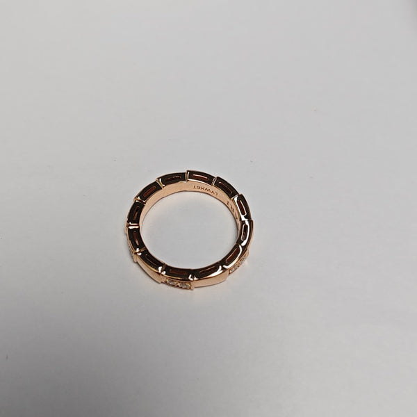 18k Rose Gold Ring EU 47