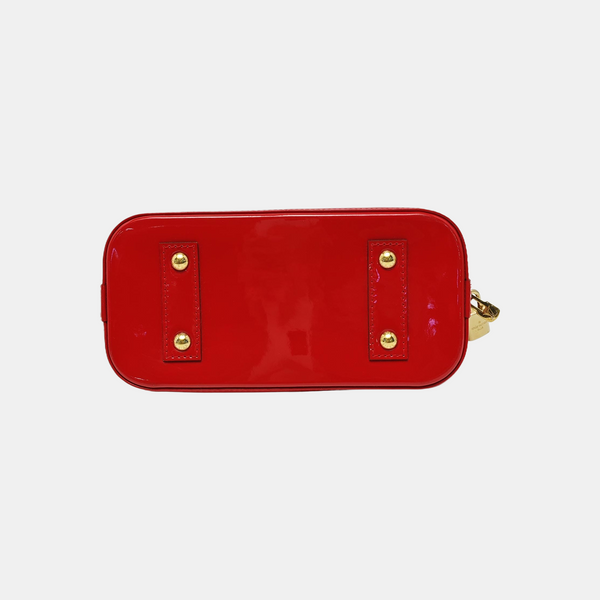 ALMA BB Monogram Charol Rojo