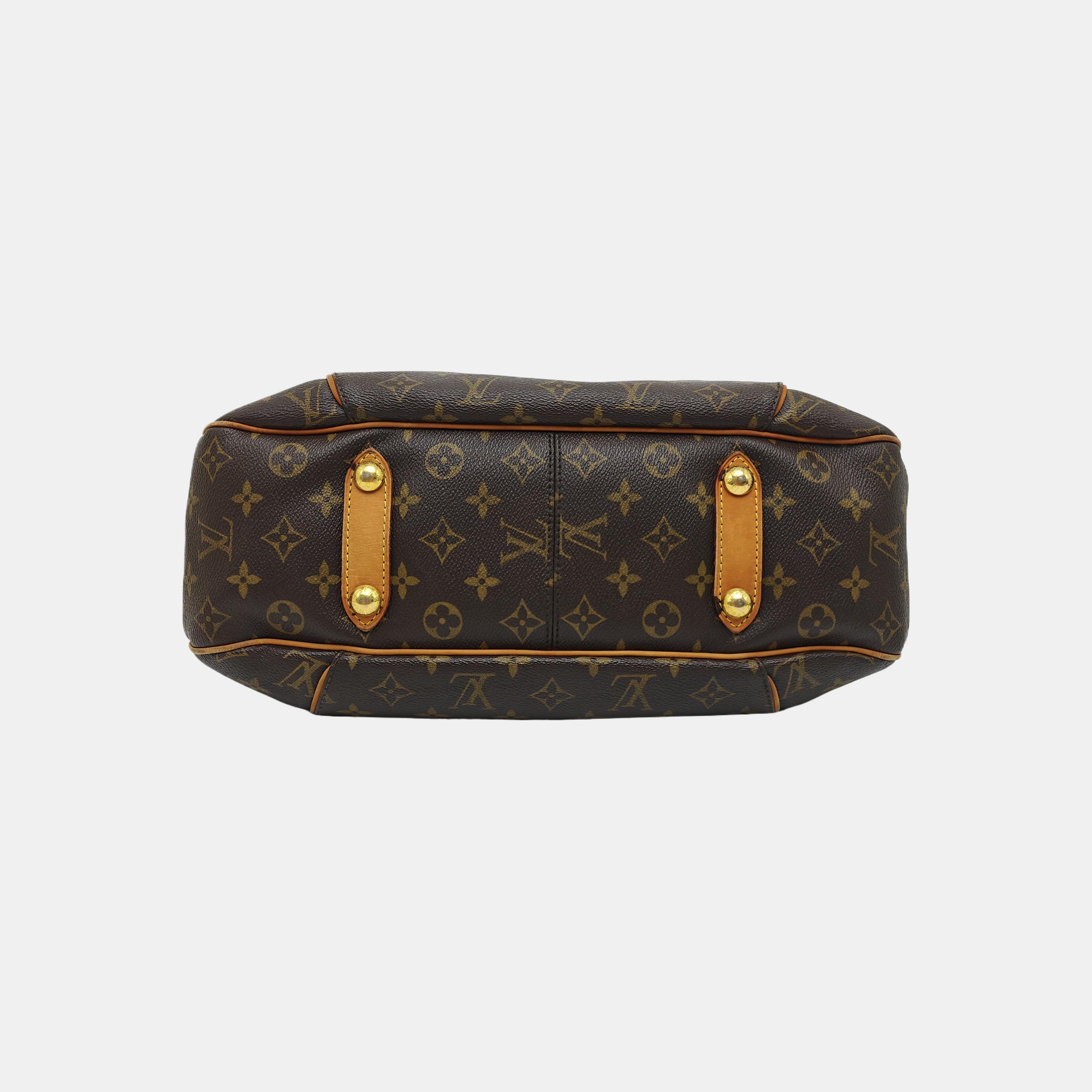 GALLIERA Monogram Coated Canvas Brown