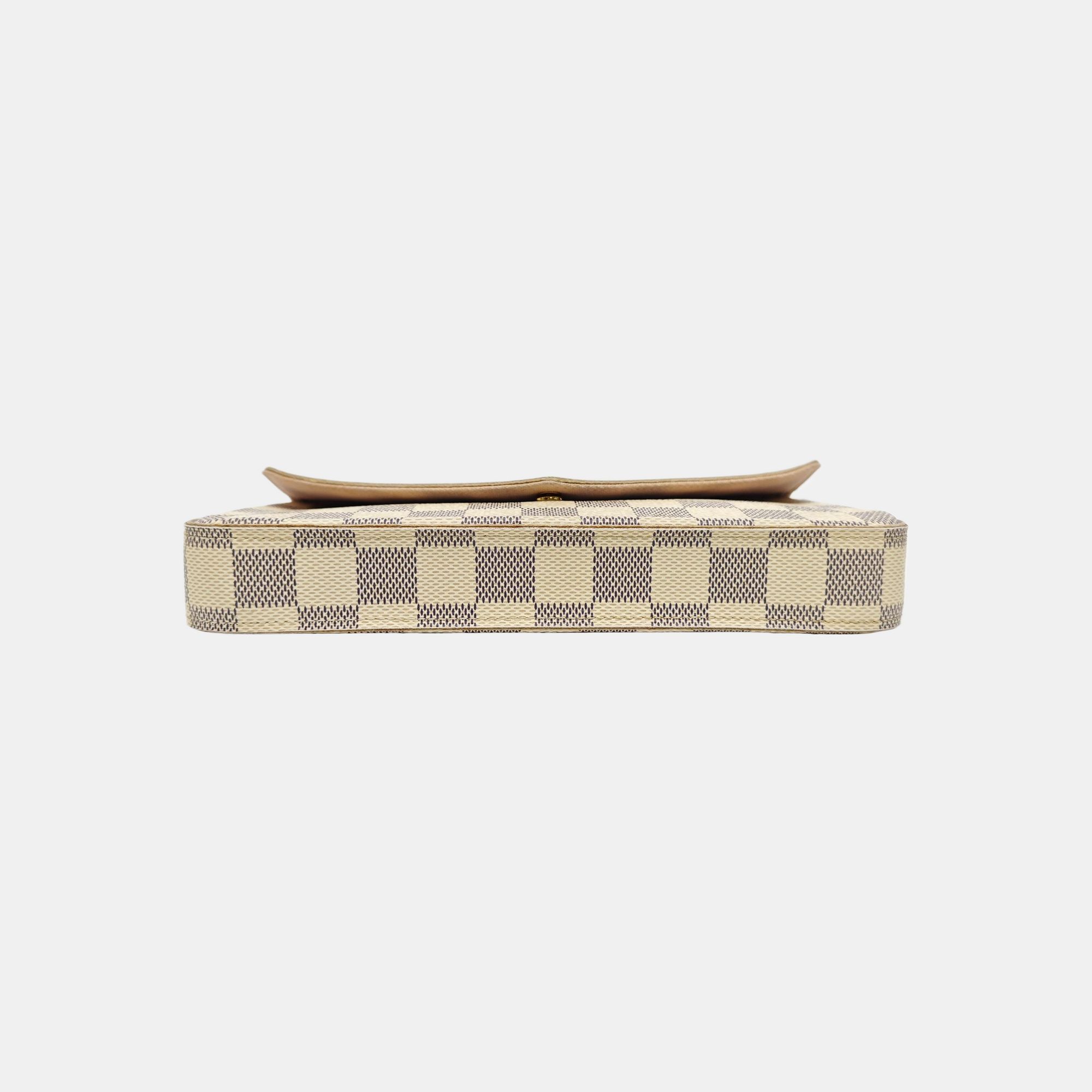 FÉLICIE Damier Azur Coated Canvas White