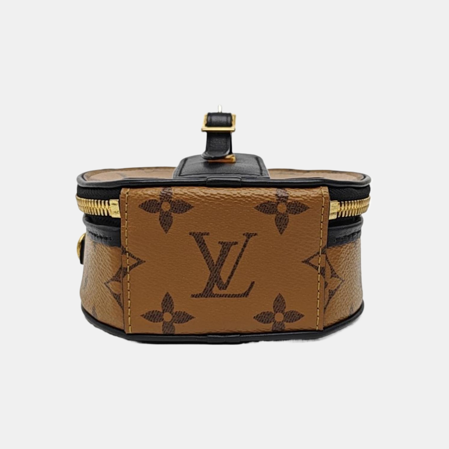 BOITE CHAPEAU Mini Monogram Coated Canvas Brown
