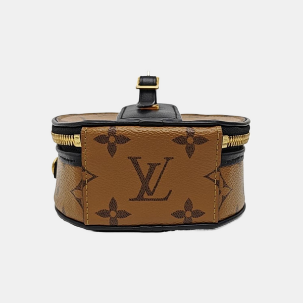 BOITE CHAPEAU Mini Monogram Coated Canvas Brown