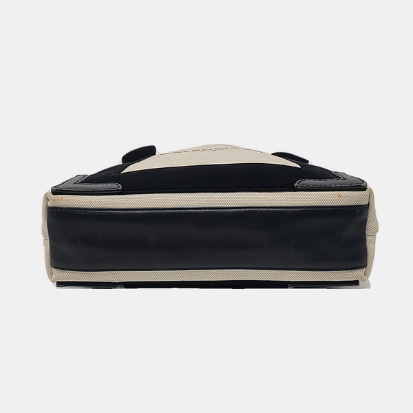 Navy Mini Canvas White