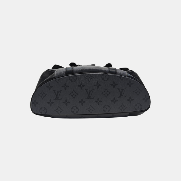 CHRISTOPHER Monogram Coated Canvas Gray