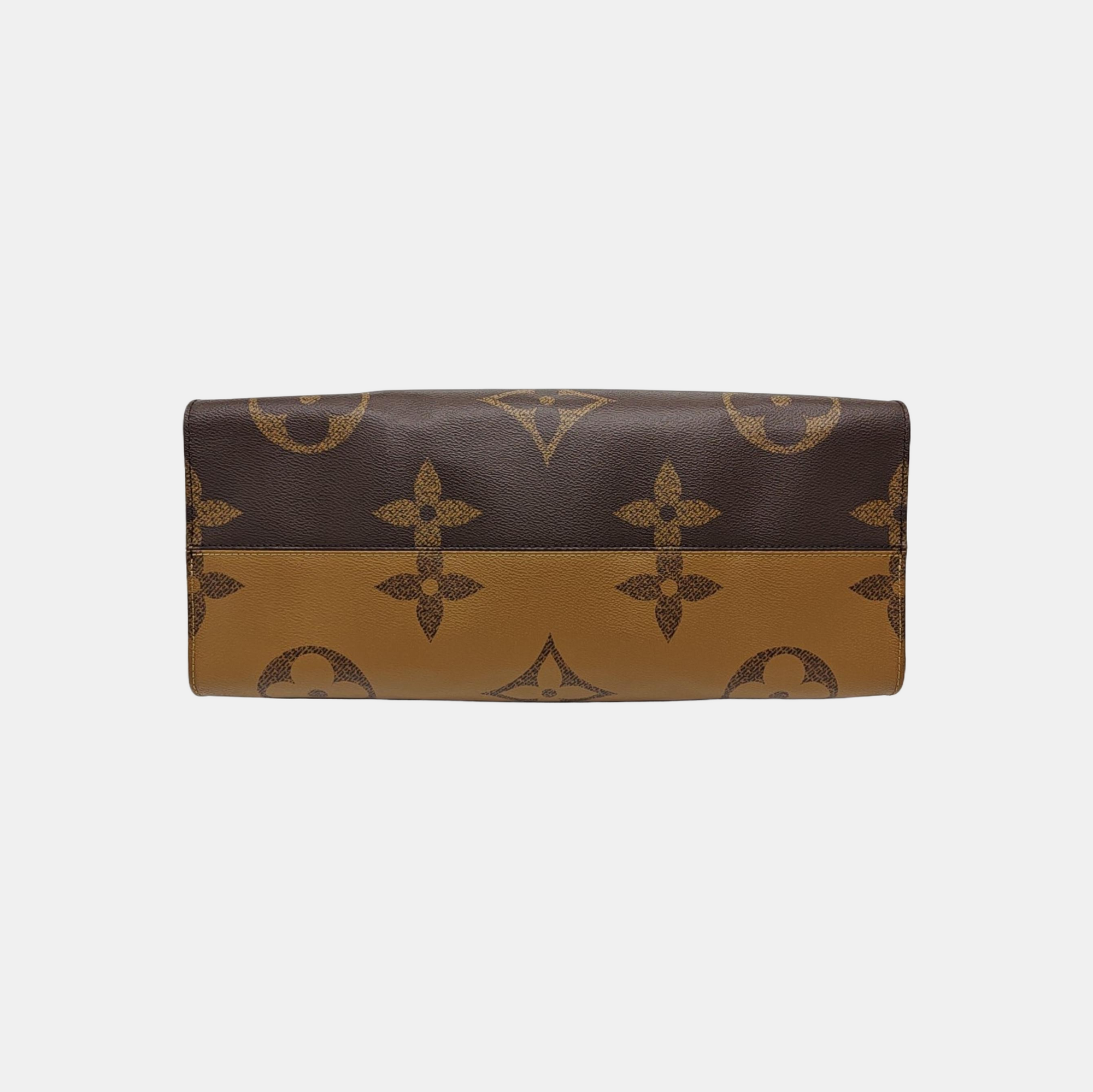 ONTHEGO GM Monogram Coated Canvas Brown