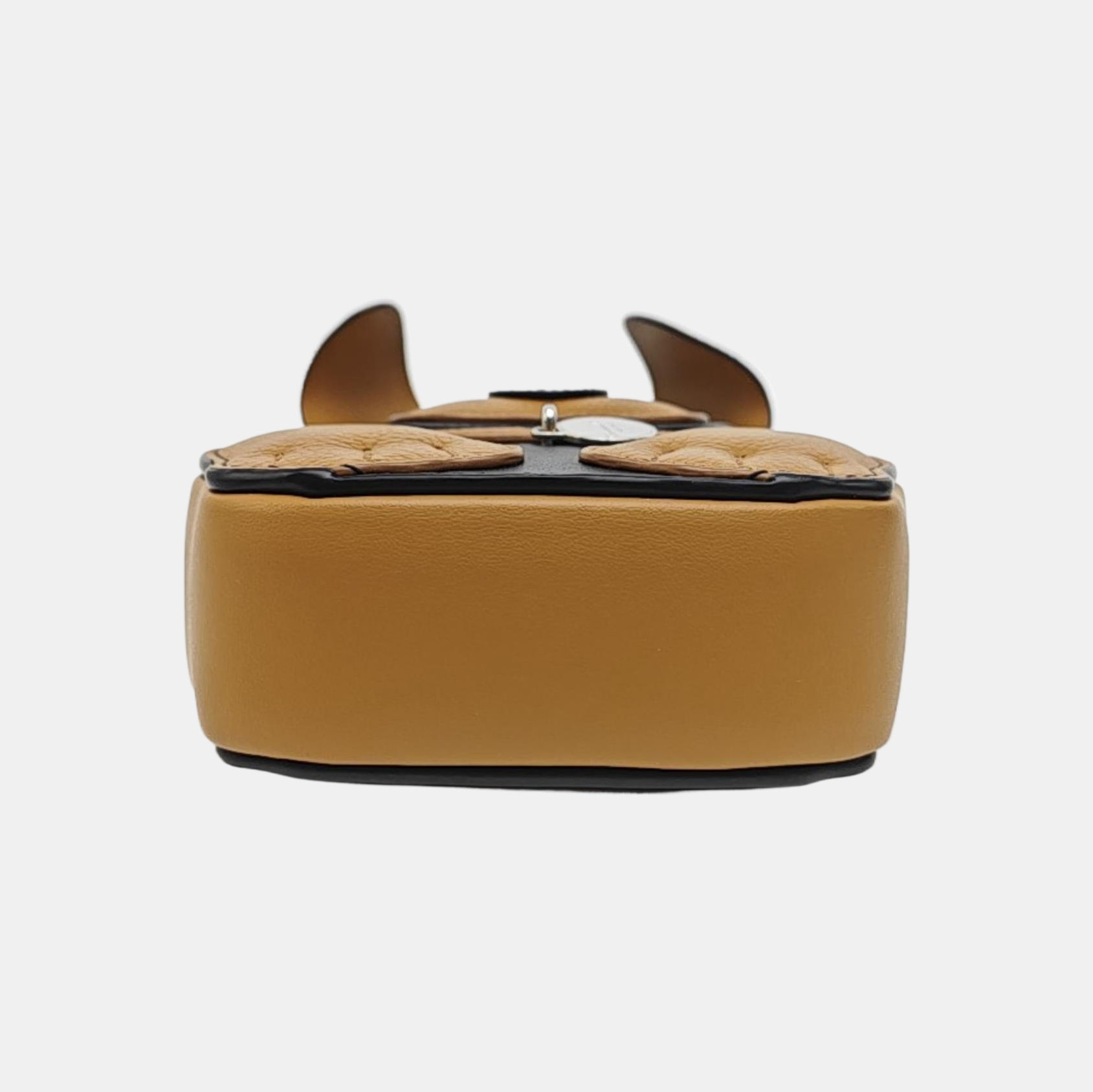Calfskin Shoulder Bag Mini Brown