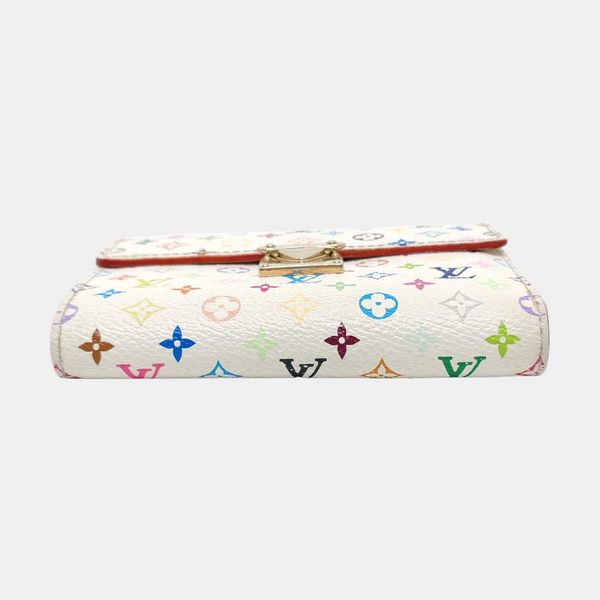 LV × TM KOALA Monogram Coated Canvas White Wallet