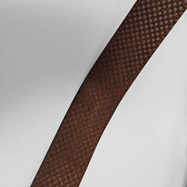 Suede Belt Brown