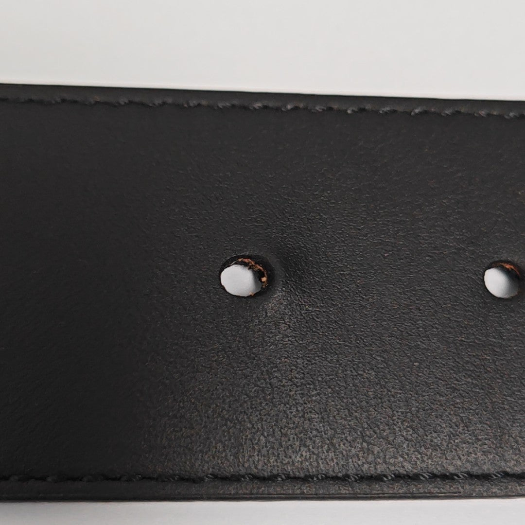 Coated Canvas Belt Black