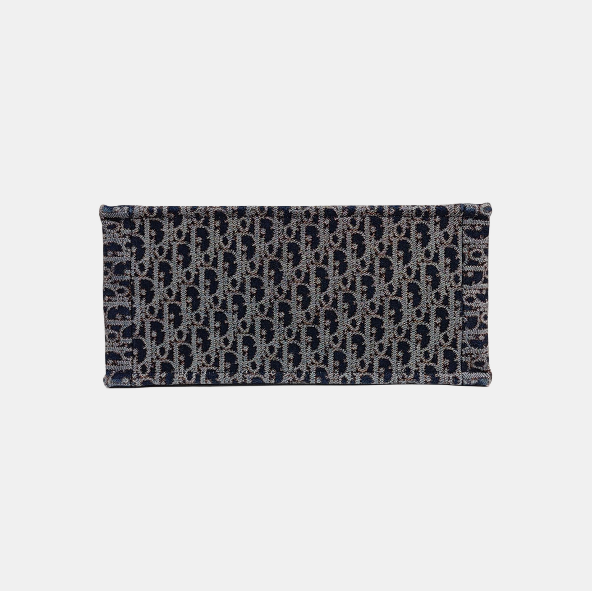 Book Tote Medium Oblique Denim Blue