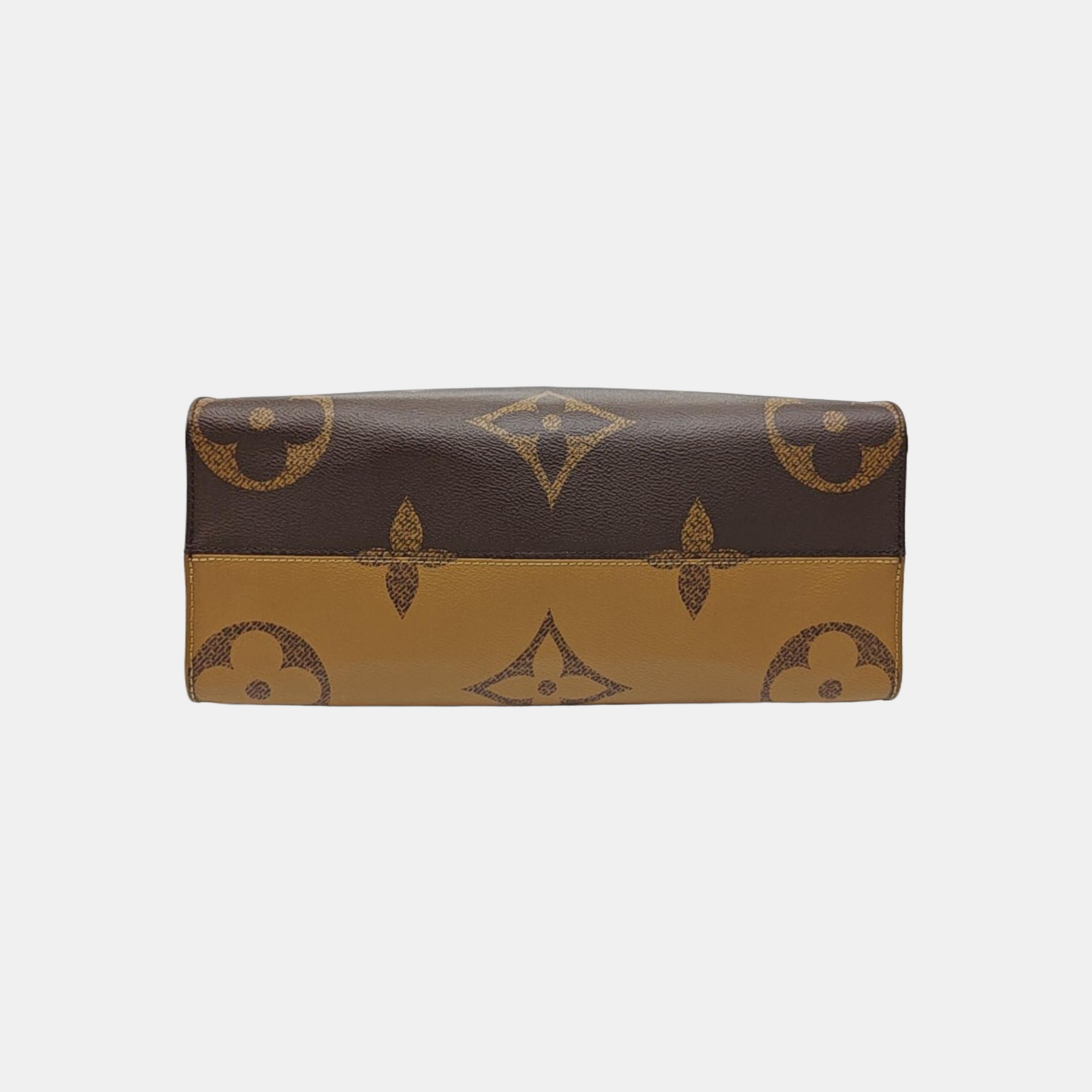 ONTHEGO MM Monogram Coated Canvas Brown