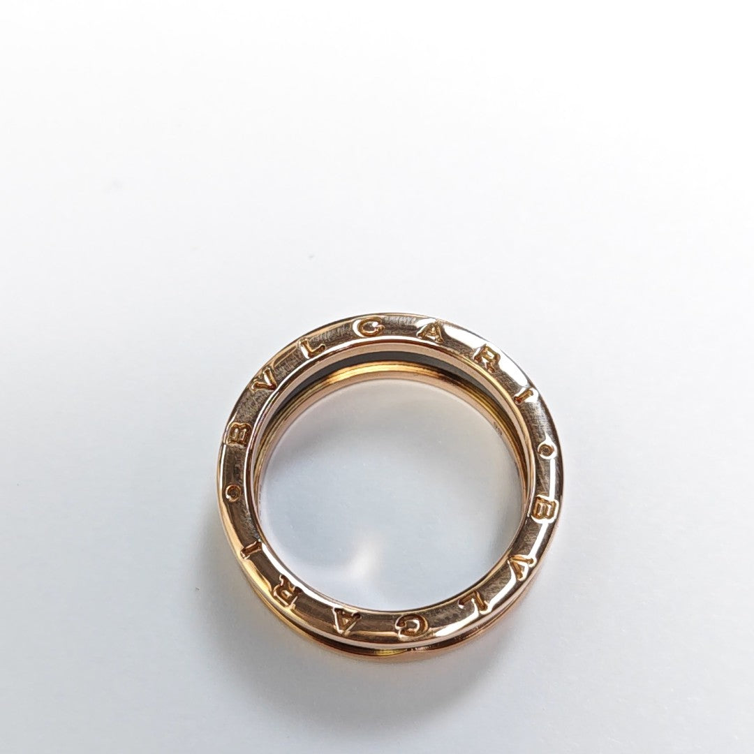 B.ZERO1 18k Rose Gold Ring EU 65