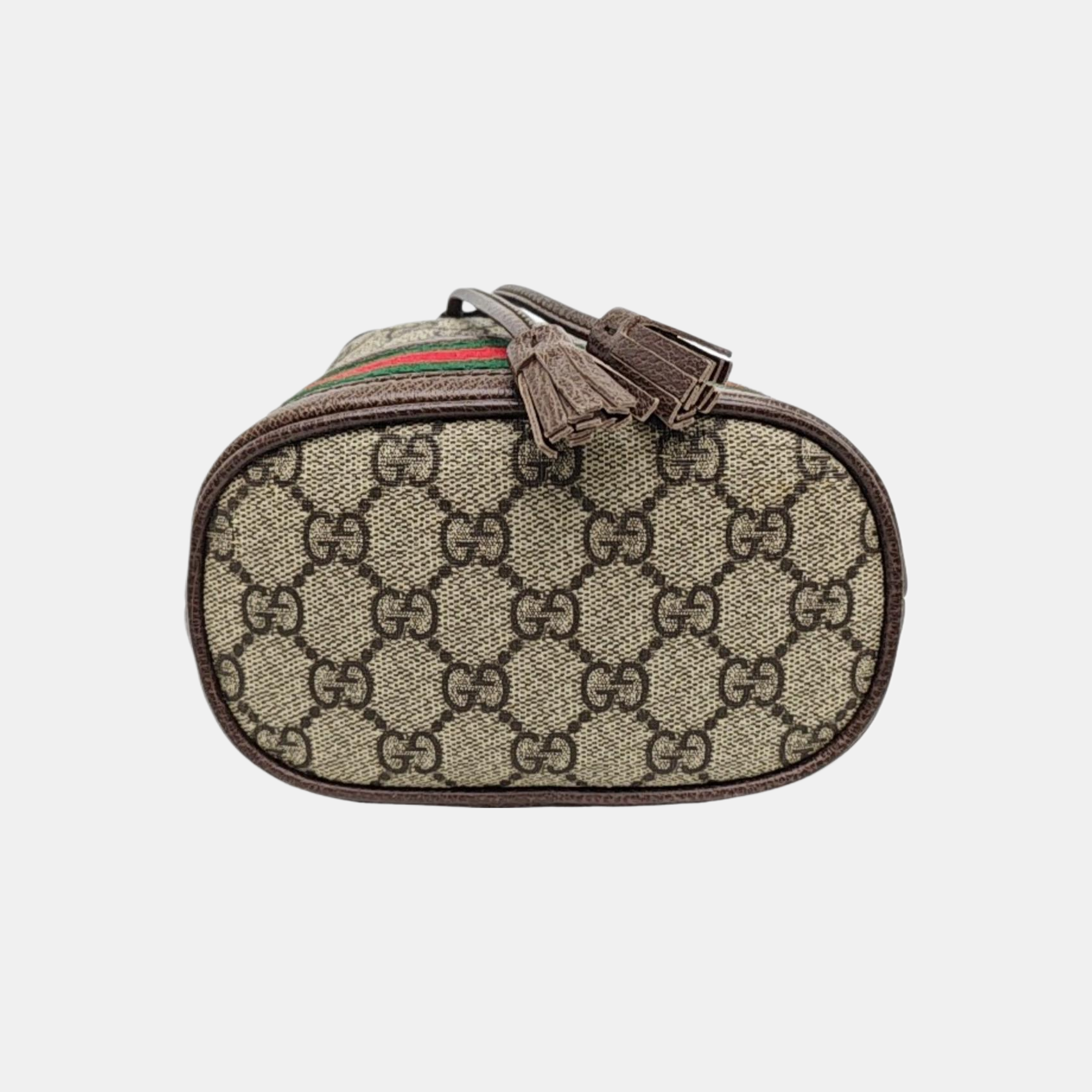 Ophidia Mini Monogram Coated Canvas Beige