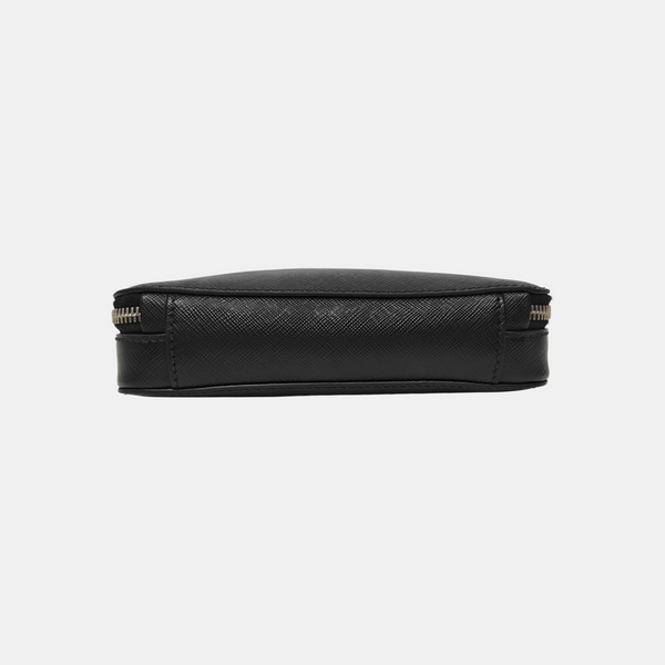 Leather Shoulder Bag Black