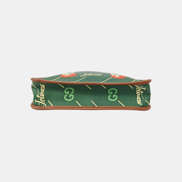 Monogram Coated Canvas Tote Bag Green